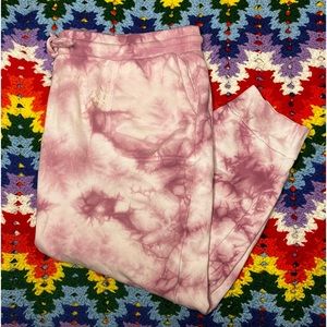 size 3 Torrid Jogger Sweatpants Pink Tye Dye